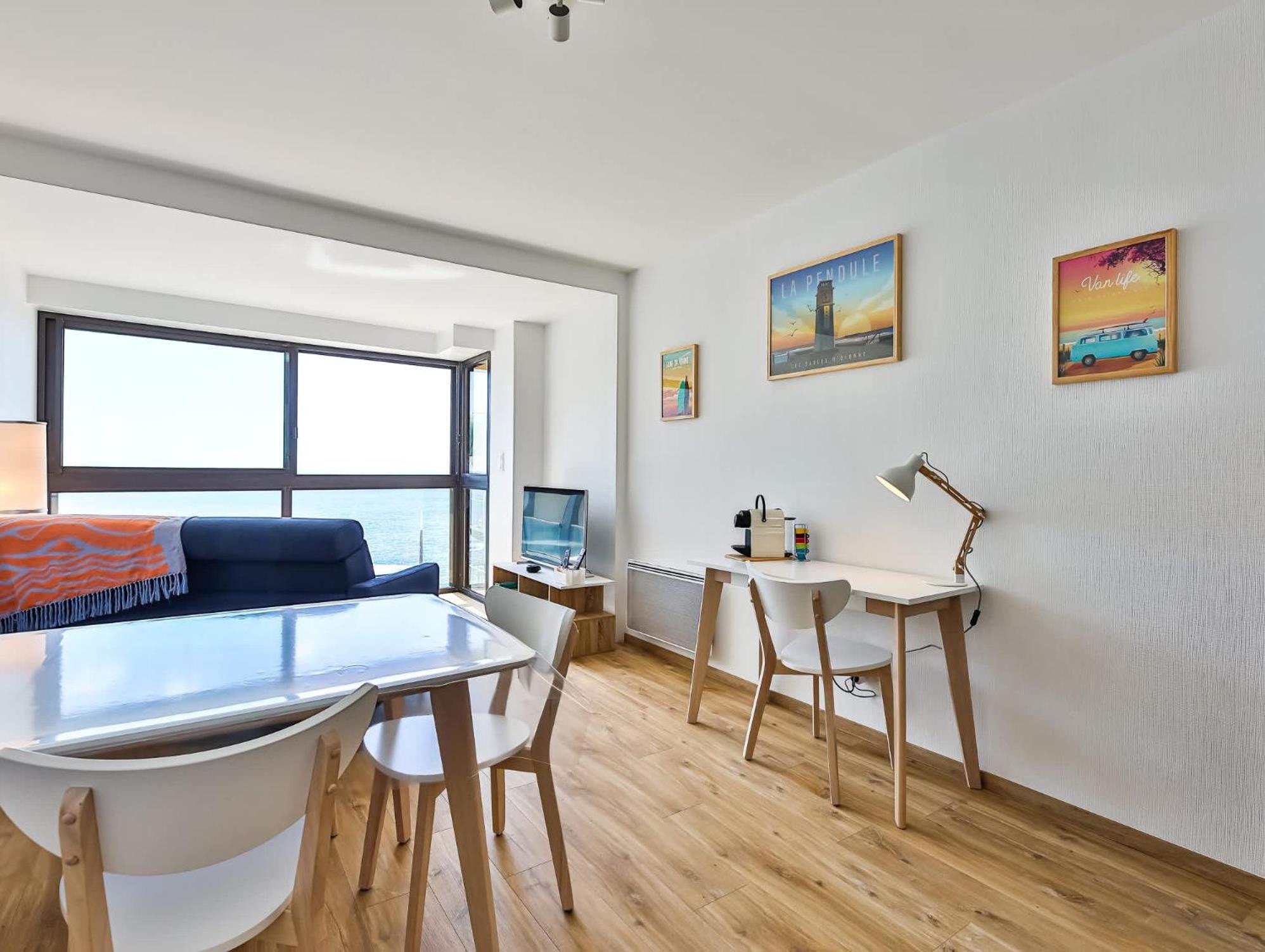 Appartement Au Pied De La Plage, Vue Imprenable Sur La Mer Les Sables-dʼOlonne Buitenkant foto